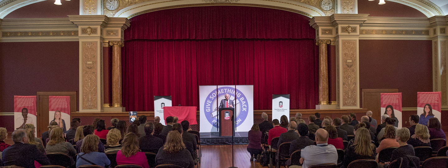 Presentation in Altgeld Hall Ballroom
