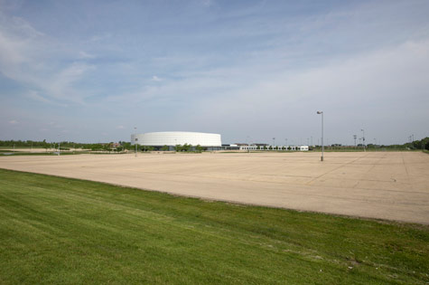 Convocation Center parking lot