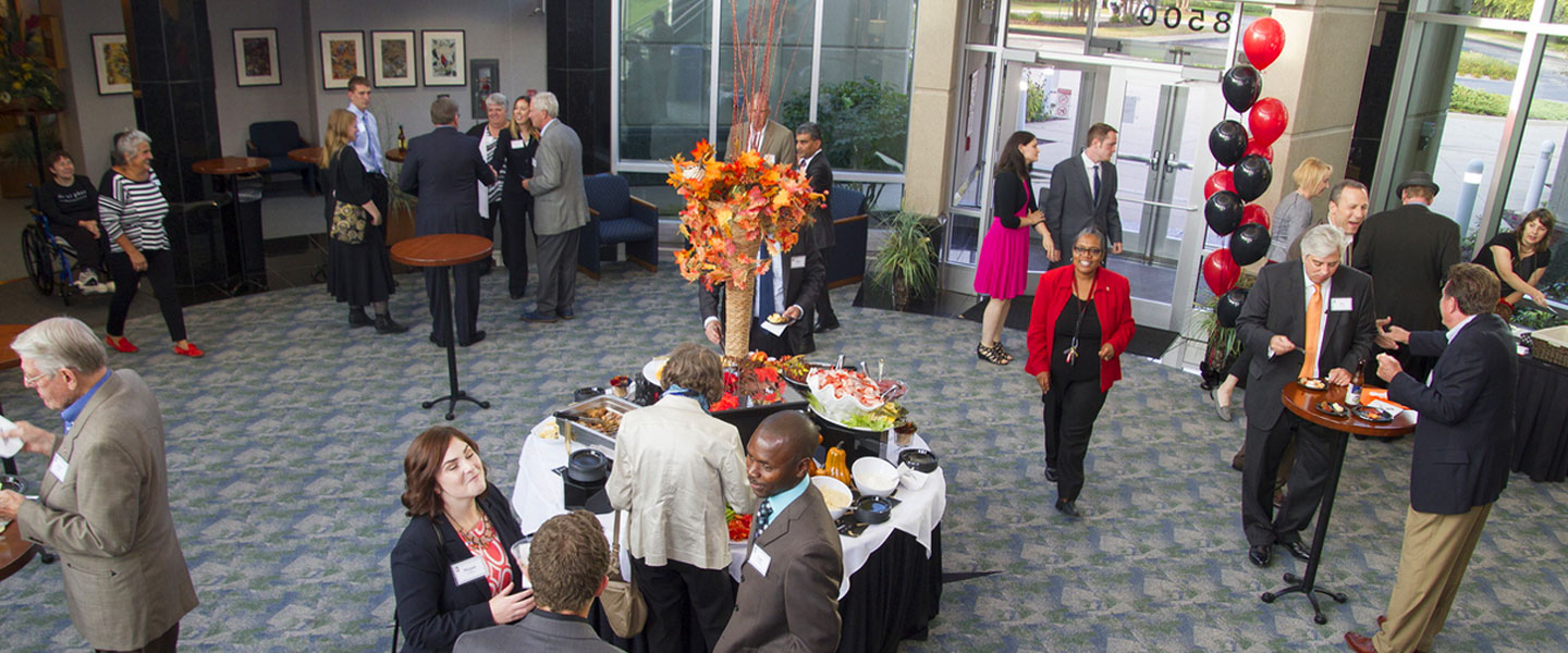 Event hosted in NIU Rockford atrium